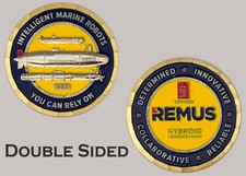 REMUS Hydroid Kongsberg Marine Robots 002 Challenge Coin  J#5
