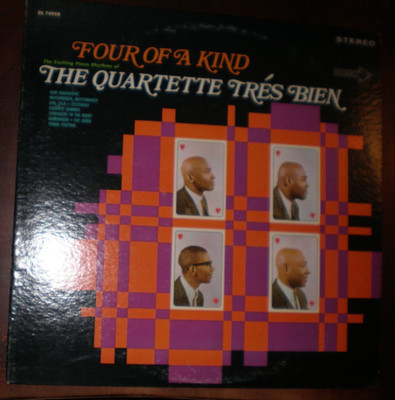 THE QUARTETTE TRES BIEN FOUR OF A KIND LP DECCA STEREO DL74958 NM