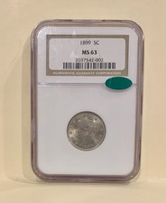 1899 CAC / NGC MS 63 Liberty Head Nickel 5C