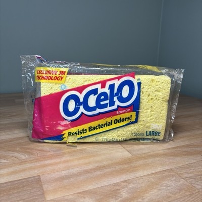 VTG Scotch Brite Ocelo Multi Purpose Large Sponge 3M Antimicrobial 7.7x4.2x1.5 
