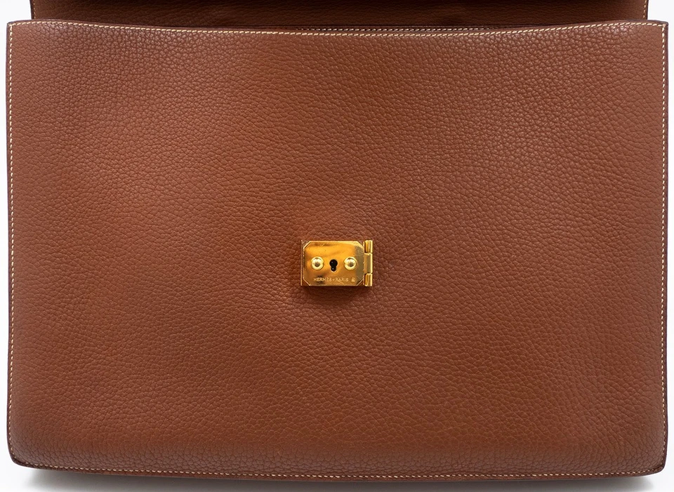HERMES SAC A DEPECHES 40 BRIEFCASE AKTENTASCHE BAG BUSINESS TASCHE ARBEITSTASCHE - Bild 3 von 4