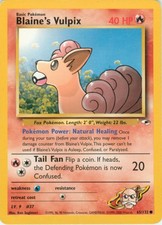 Pokémon TCG Gym Challenge Blaine's Vulpix 65/132 on eBay