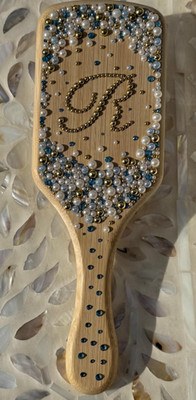 bedazzled hair brush
