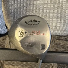 Callaway Great Big Bertha War Bird 9 degree Driver Regular Flex