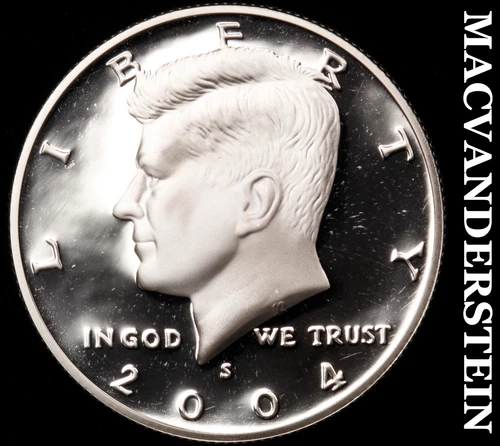 2004-S Silver Kennedy Half Dollar - Choice Gem Proof  Lustrous  #i1881
