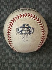 2005 Opening Day Red Sox at Blue Jays, 9th Inning Game Used Baseball - MLB Auth