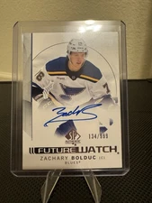 2024-25 SP Authentic Zachary Bolduc Future Watch On Card Auto RC /999 🔥🔥