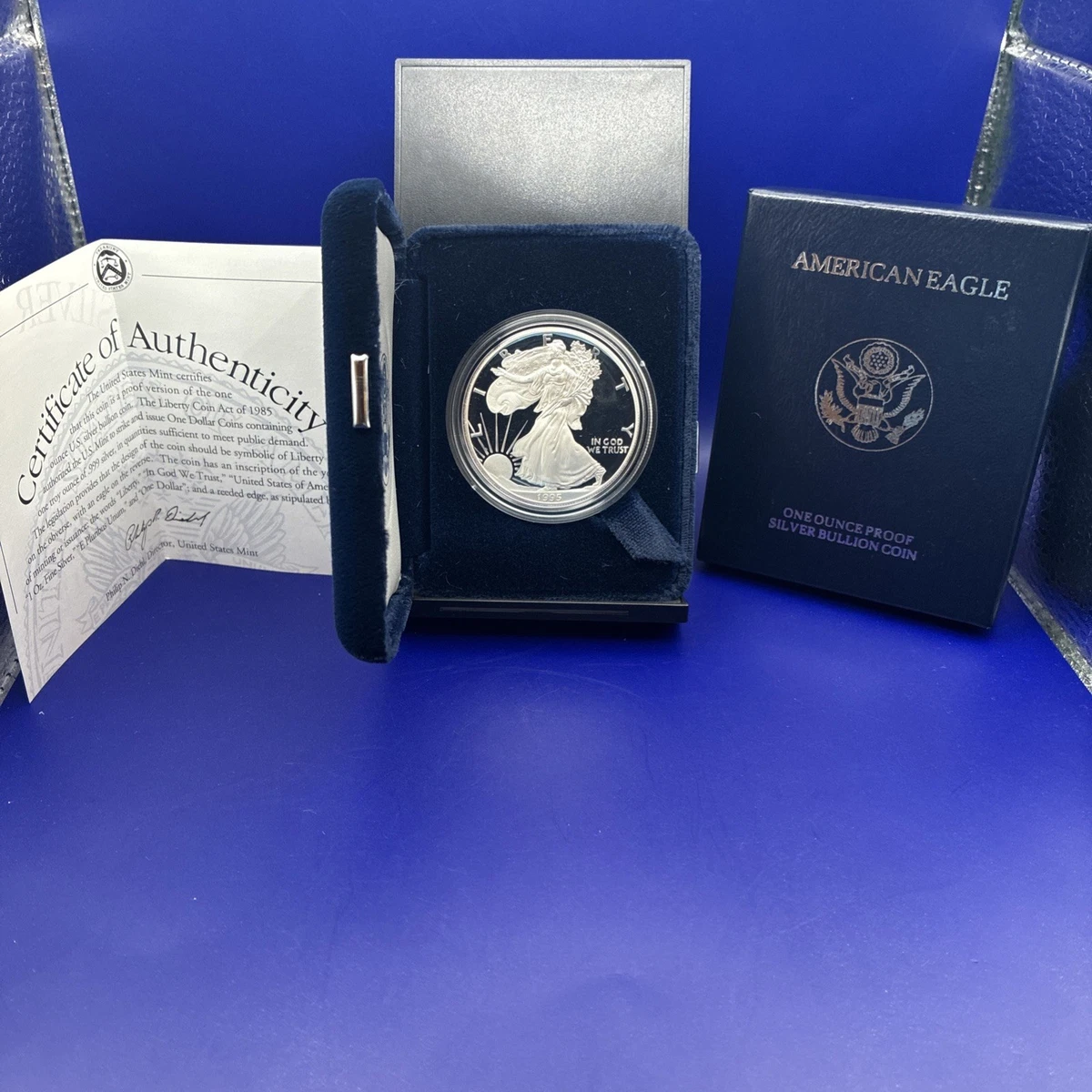 American Eagle 1 oz Precious Metal Content per Unit 1995 Silver