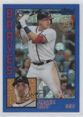 2019 Topps Update Silver Pack Blue 85/150 Austin Riley #T84U-7 Rookie RC 0ls