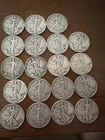 walking liberty half dollar lot Of 19