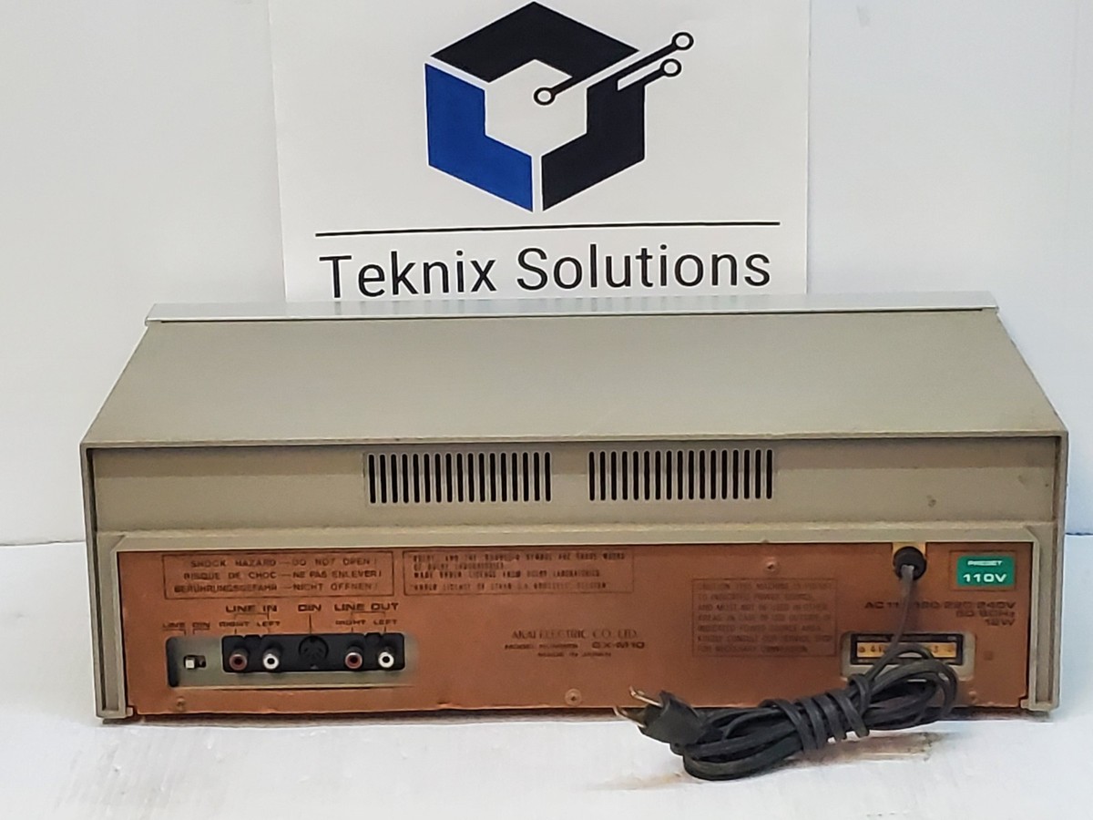 Vintage AKAI Stereo Cassette Deck GX-M10 Plastic Vers. Japan