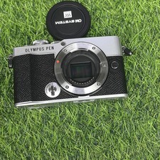 Olympus PEN E-P7 Silver Mirrorless Digital Camera Body MFT Micro 20.3MP Live MOS