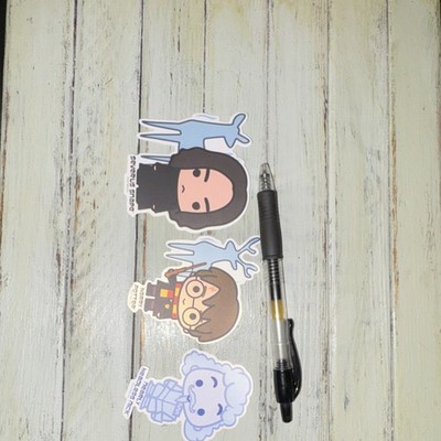 Harry Potter Severus Snape Harry Nearly Headless Nick Animation Sticker Set of 3
