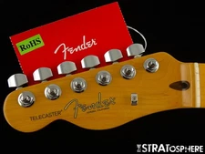 LEFTY Fender American Professional II Telecaster Tele NECK + TUNERS USA MN Maple