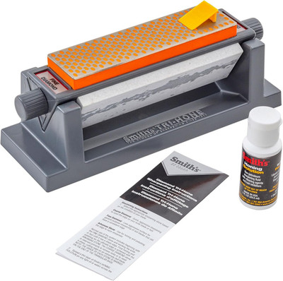 50448 6  Diamond Tri-Hone Stone Sharpening System - Grey - Fine, Natural, & Coar