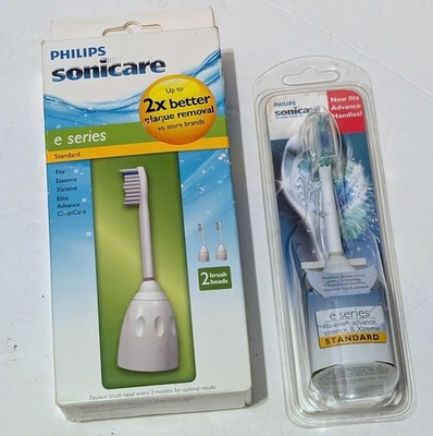 Philips Sonicare E Series Standard 3 Pack Brush Heads Fits Essence Xtreme Elite