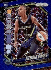 2025 Panini Prizm WNBA #83 Aziaha James Blue Velocity Prizms RC