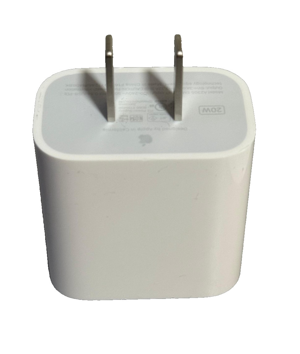Apple 20W USB-C Power Adapter OEM Genuine Fast Charger for iPhone iPad NEW