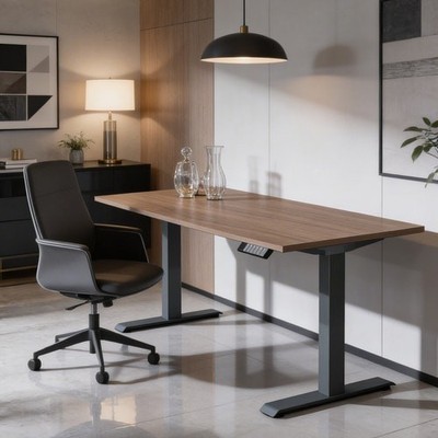 Schreibtisch elektronisch höhenverstellbar 730-1.230x 800 mm(HxT) Breite wählbar