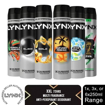 Luchs XXL 72 Stunden Schweißschutz Anti-Transpirant Deodorant, 1, 3 oder 6 Stück, 250 ml