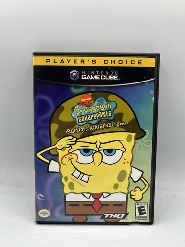 SpongeBob SquarePants Battle for Bikini Bottom GameCube Players Choice Complete