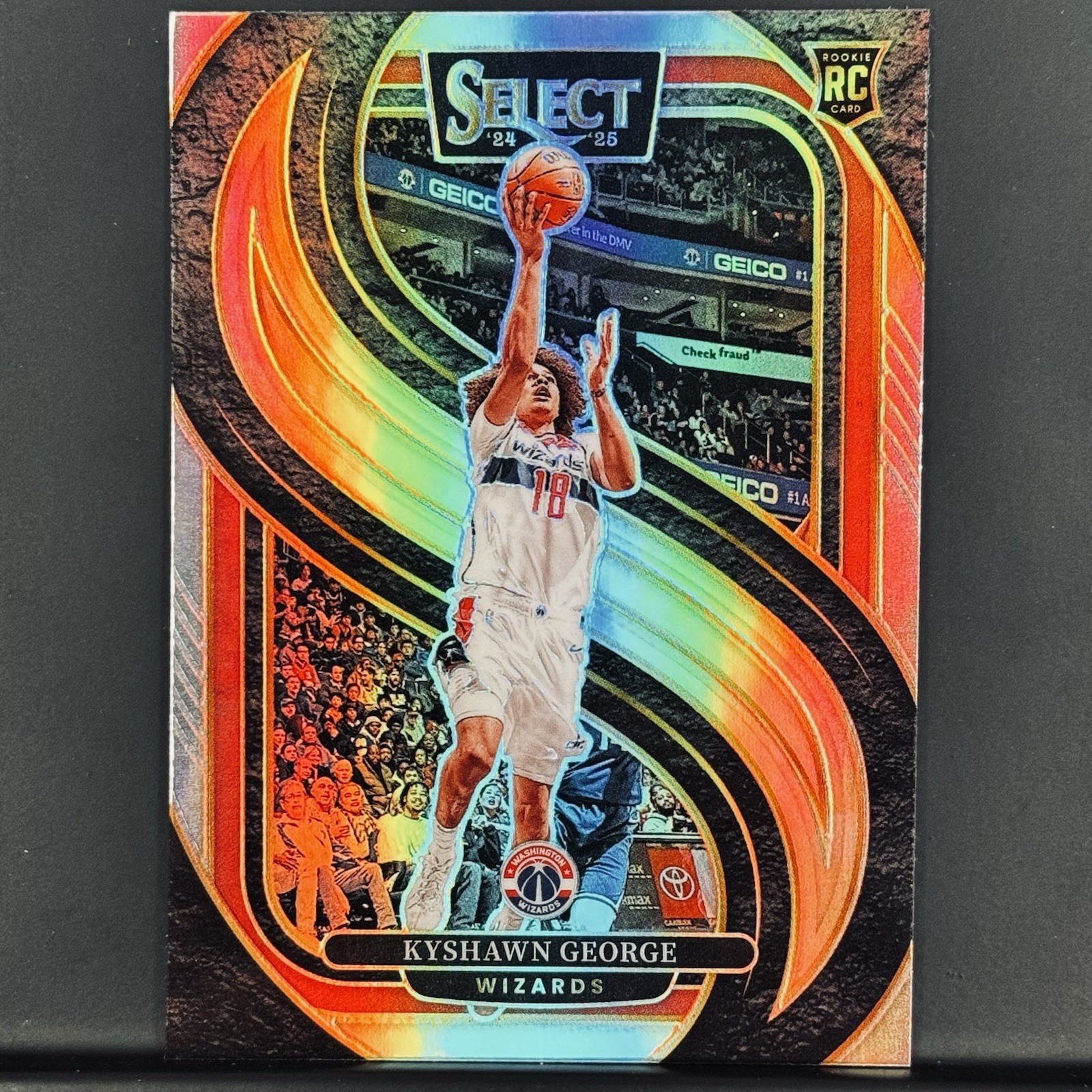 2024-25 Panini Select - Premier Level Kyshawn George #177 Silver Prizm (RC)