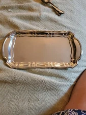 Kirk Stieff Pewter Bread Tray Plate P102-32, Vintage High Polish