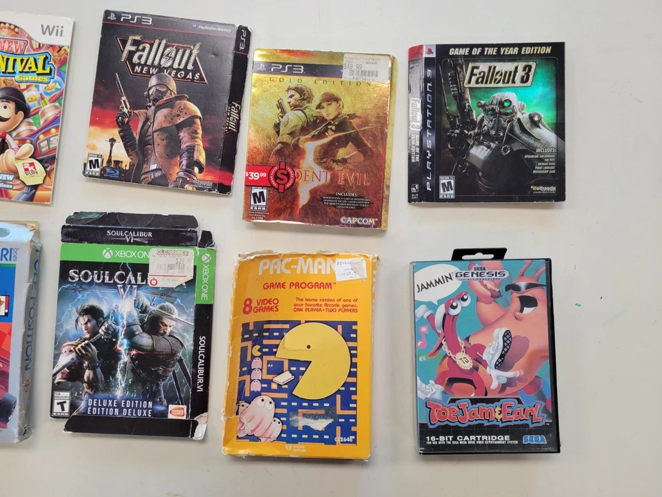 Video Game Box Lot Ps3, Intellivision, Sega Genseis, Wii, Atari, Gameboy, Xbox  - Image 3 of 4