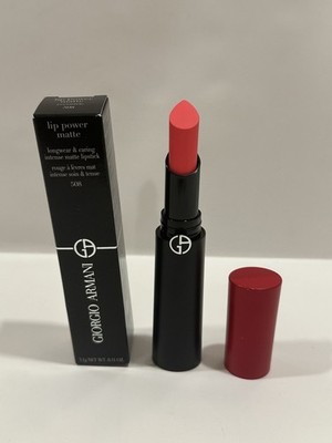 Giorgio Armani Lip Power Matte Lipstick 508 Eccentric 0.11 oz 3.1 g NEW IN BOX