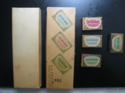 ''La Petite'' Matchboxes Original Box 4X Vintage Sweden 3 Full 1 Empty NICE Cond