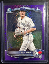 RJ SCHRECK 2025 Bowman Chrome Purple Shimmer Refractor 081/250