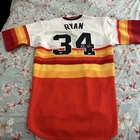 Nolan Ryan Signed MLB Houston Astros Retro Jersey COA