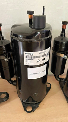 GMCC ASM120N1UZ Hermetic Compressor, 208-230V 1PH, R410A, Black