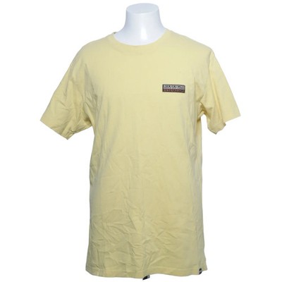 Napapijri, T-shirt, Größe: M, Gelb, Print, Herren #4T7