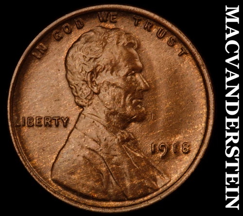 1918 Lincoln Wheat Cent- Uncirculated Luster No Reserve #i8924