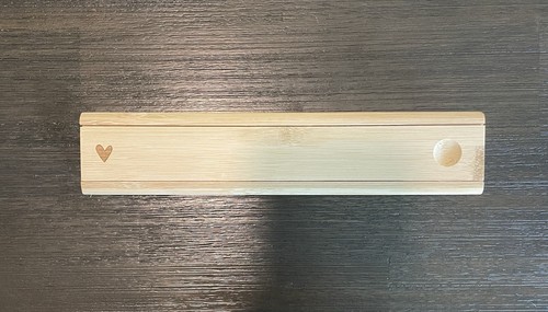 Bamboo Weekly Supplement / Pill Organizer 7 Day Tablet Sorter