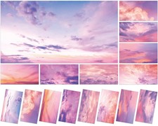 8 Pack Fluorescent Light Covers Decorative Classroom Ceiling Lights 4x2ft w/ Mag