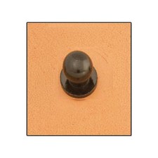 Button Stud 1/4" 7mm Screwback Black 11309-17 by Tandy Leather