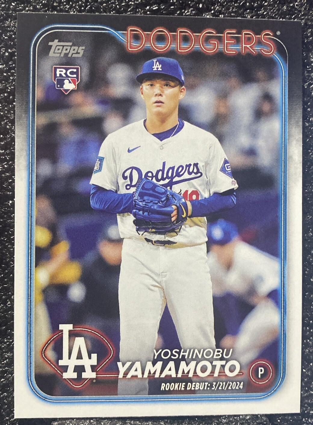 2024 Topps Update Series Yoshinobu Yamamoto Rookie Debut RC #US149 LA Dodgers