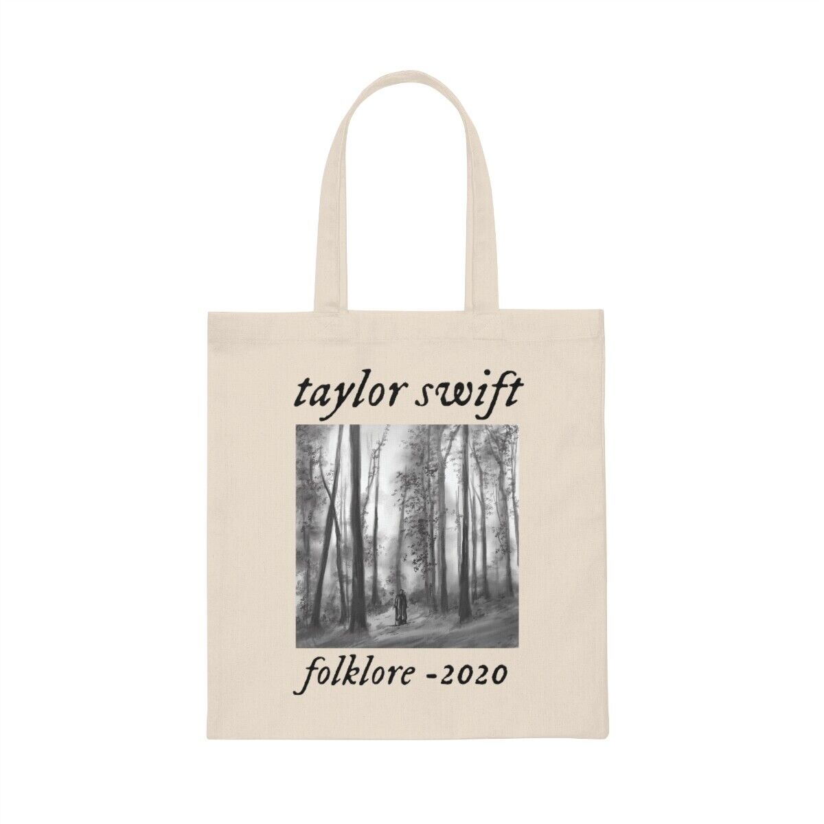 Taylor Swift Aesthetic Folklore Album Art Tote Bag Cottagecore