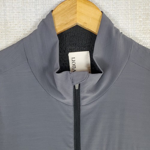 VUORI Size Large Mens Full Zip Polartec Alpha Lined Palomar Jacket Gray Stretch - Picture 13 of 17