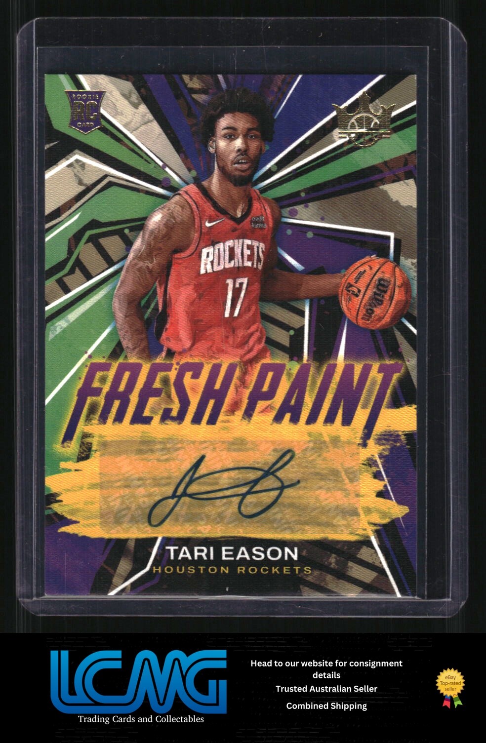 2022-23 Panini Court Kings #FP-TEH Tari Eason Fresh Paint #/199