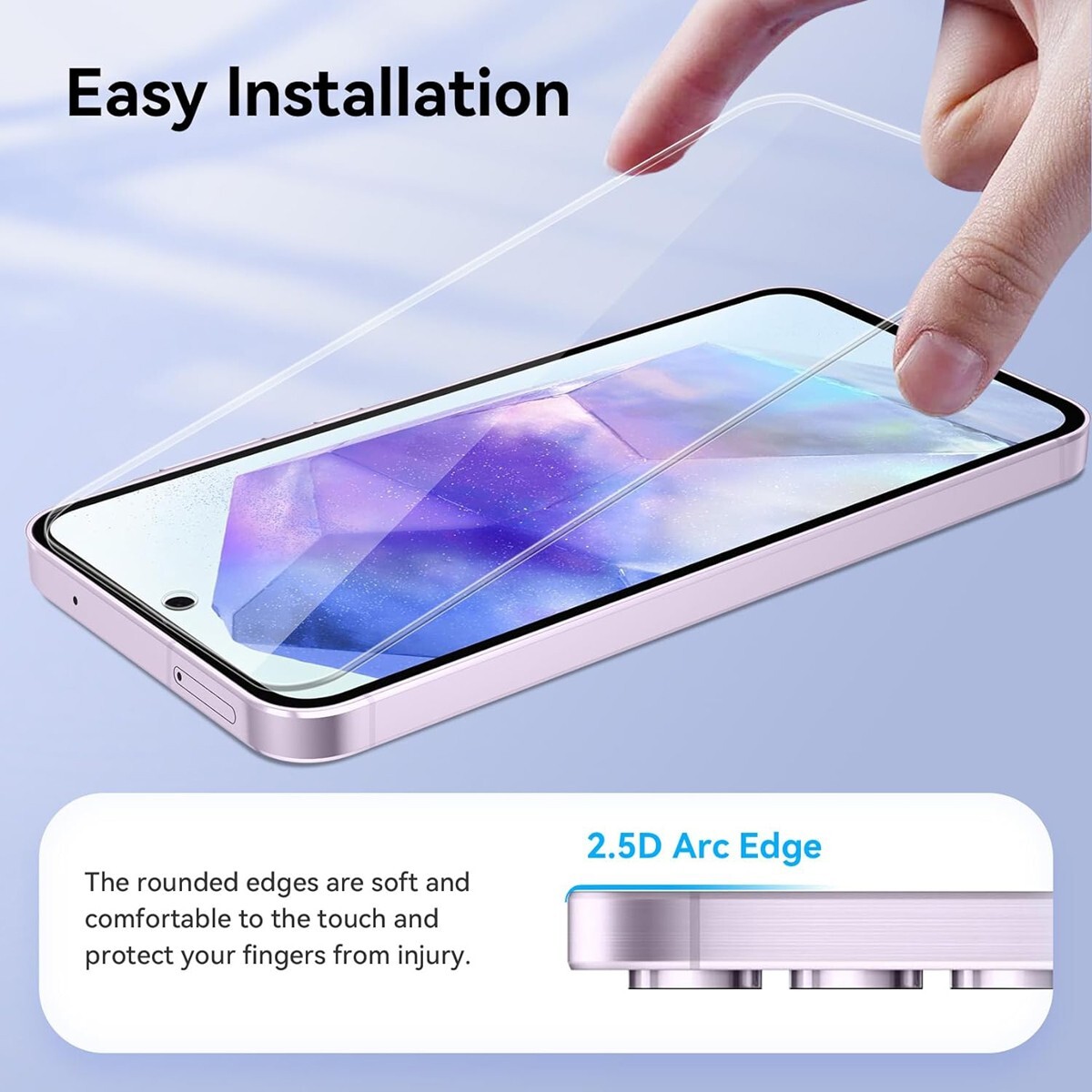 Panzerglas Schutzfolie Für Blackview A55 Pro – 3 Stück, 9H Härte, Hochtransparent