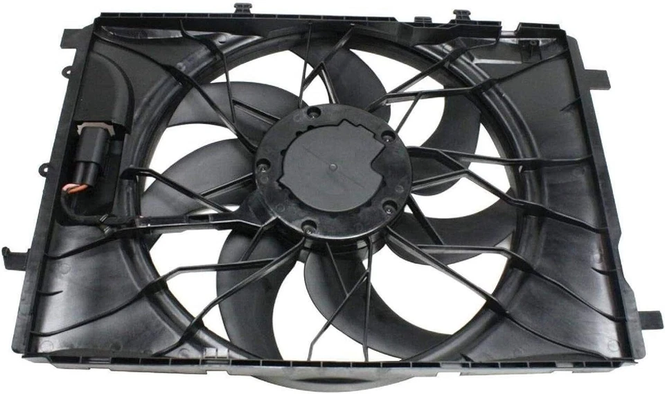 Engine Cooling Fan Assembly For 2010-2014 2016 Mercedes-Benz E350 3.5L 3.0L - Image 4 of 4