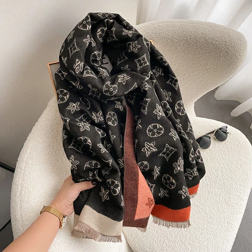 Damen Neu Cashmere Schal Strickschal Wolle Kaschmir warme Wollschal Winter DE