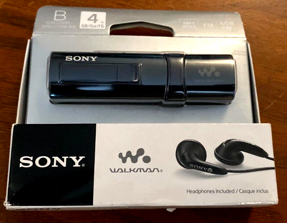 Sony Nwz-b183f 4gb USB Mp3 Player With FM Tuner - Black (NWZB183F 