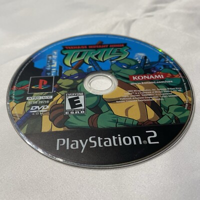 Teenage Mutant Ninja Turtles (PlayStation 2, LOOSE, Tested and Working)