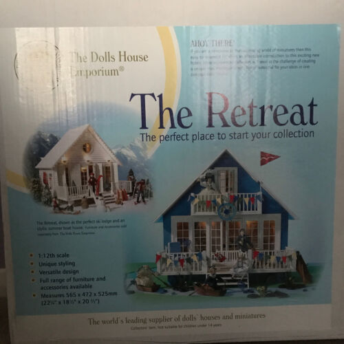 Dolls House Emporium 1:12 The Retreat Dolls House with box 12th Scale *pick up*