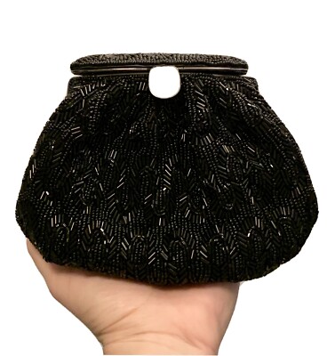 Menbur Classic Handbag Black embroided