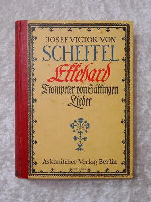 Antikes Buch Josef Victor von Scheffel Ekkehard Trompeter von Säckingen Vintage